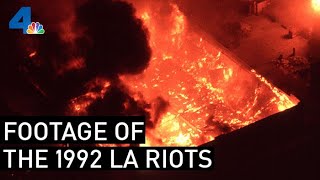Raw Footage of the 1992 LA Riots | From the Archives | NBCLA