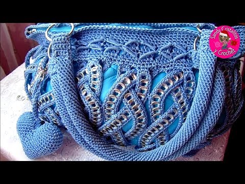 Cómo tejer bolso Medusa a Crochet c/anillas Parte 1