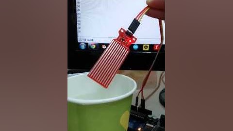 [아두이노 강좌] 아두이노 수분, 수위 센서 사용하기. (아두이노 호환 수분, 수위 센서 : Water Sensor)
