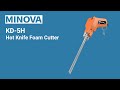 Minova kd5h hot knife foam cutter tools foam electric