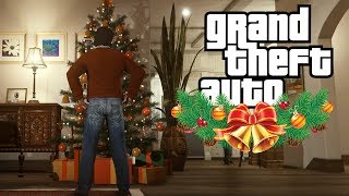 Mike And Franklin spend Xmas with Trevor (GTA V Rockstar Editor Machinima)