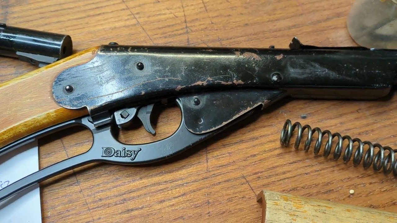 In process review on 4 current production Daisy BB guns that came in for Rehab and Repair.
