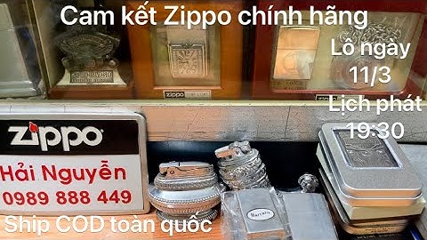 Hộp quẹt zippo sản xuất 1933 có giá bao nhiêu năm 2024