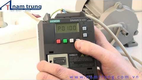 CÀI ĐẶT BIẾN TẦN SINAMICS V20 CỦA SIEMENS [FULL]