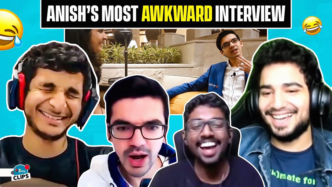 Anish Giri's Most Awkward Interview | Ft. Samay, Vidit, Adhiban, Anish