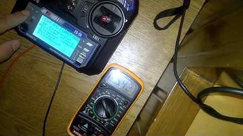 Voltage Sensitivity adjustment calibration on FS-i6 / TGY-i6