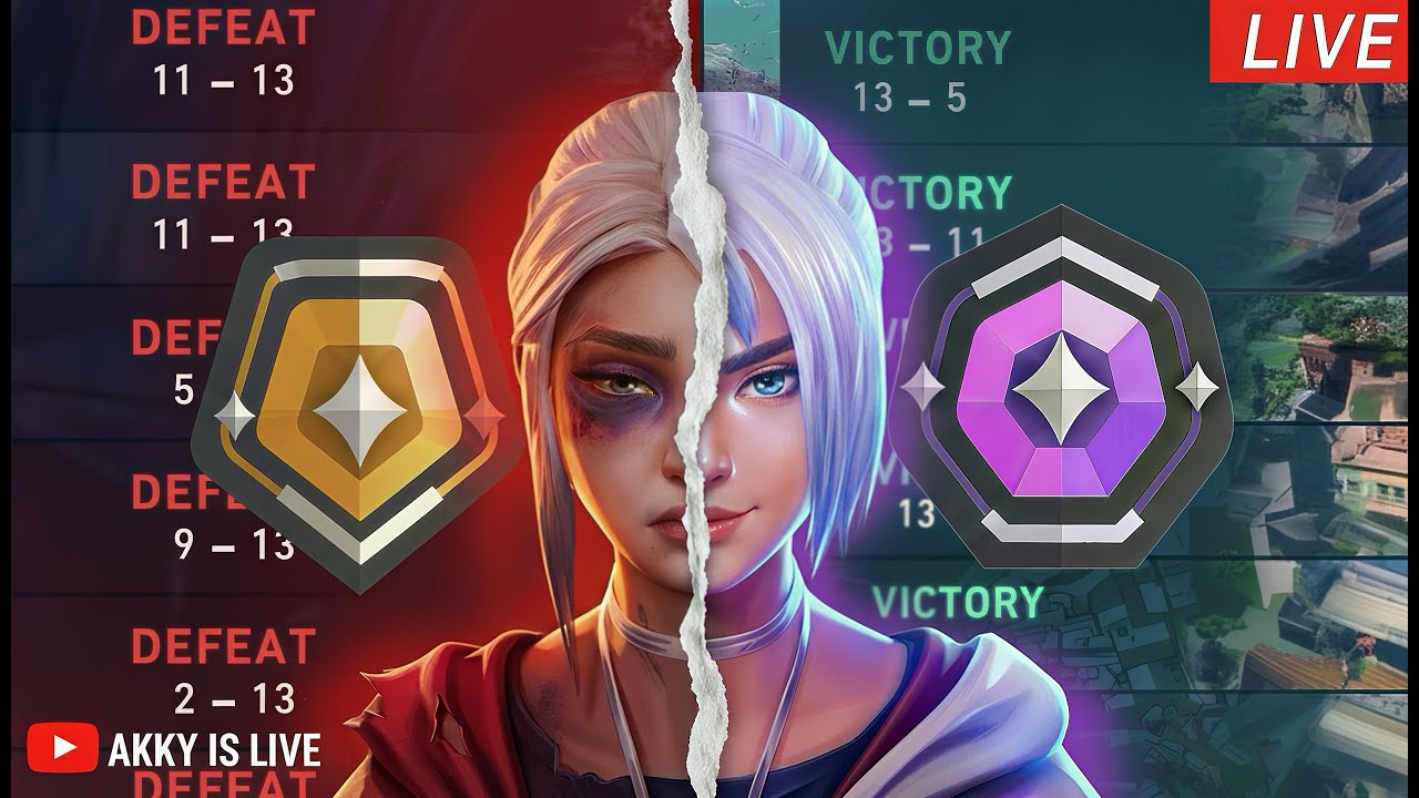 🔴 Chill Stream🕹️~ SG and Mumbai Server😤| Valorant Live !merch #akkyislive