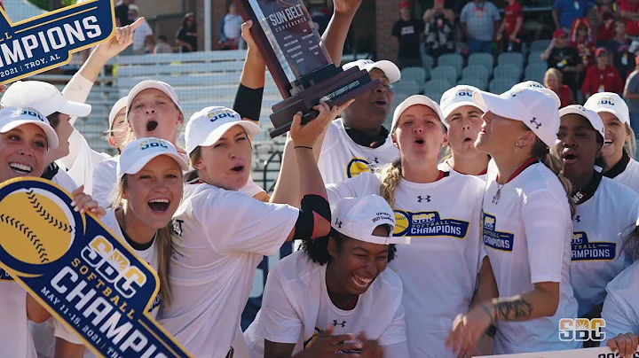 2021 SBC Softball Champions | University of Louisiana Lafayette