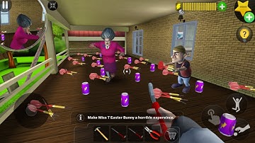 Scary Teacher 3D ( Mod menu) - Troll miss T every day   , gameplay android/ ios