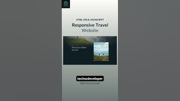 Responsive Travel Website Made With HTML CSS & JAVASCRIPT #webcoding#website#template#webdevelop#ai