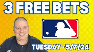 Tuesday 3 MLB Betting Picks & Predictions - 5/7/24 l Picks & Parlays