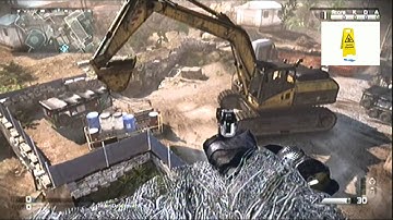 COD Ghosts Glitches *NEW* On Top Of Crane Unearthed