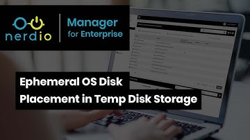 Ephemeral OS Disk Placement in Temp Disk Storage in Nerdio Manager (AVD Demo of the Day)