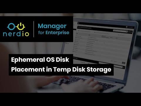 Ephemeral OS Disk Placement in Temp Disk Storage — Nerdio Manager (AVD Demo of the Day)