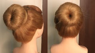 Simple French Bun Hairstyle Step By Step | Quick Hairstyles | High Bun Juda | KGS Hairstyles