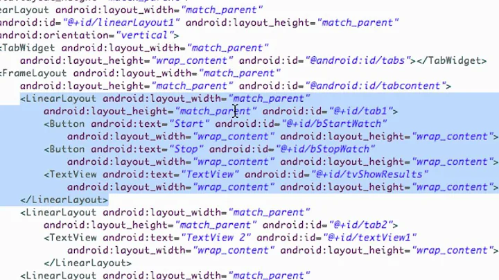 Android Application Development Tutorial - 85 - Setting up the TabHost in Java