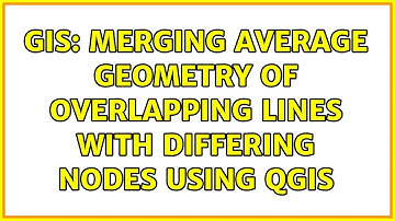 GIS: Merging average geometry of overlapping lines with differing nodes using QGIS
