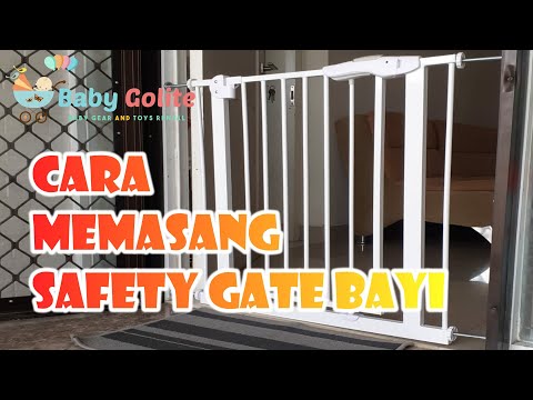 Video: Bagaimanakah anda memasang tekanan pada pintu pagar bayi?