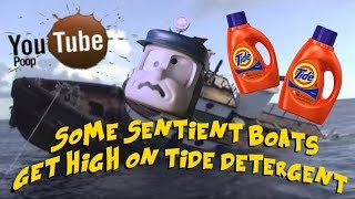 YouTube Poop: Some Sentient Boats Get High On Tide Detergent (Collab Entry)
For Percy66 cs Brit TV shows YTP collab.
https://www.youtube.com/watch?v=0Jg5gXh-gZ4
Vegas Pro 13 has been a real pain for me when making this. YouTube Poop: Some Sentient Boats Get High On Tide Detergent (Collab Entry)