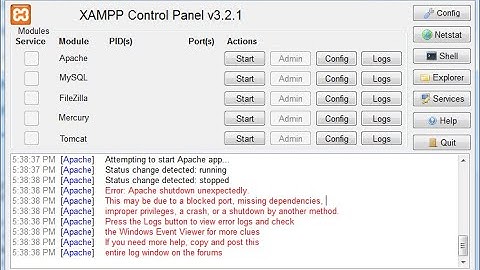 XAMPP Mysql Error - حل مشكل برنامج و عدم اشتغال قاعدة بيانات