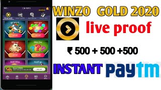 Unlimited tricks for WINZO gold  2020 How to earn money from WINZO gold | technical sunil screenshot 3