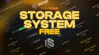 Free Fivem Storage Free Script Savana-Storage