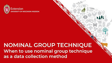 Nominal Group Technique: When to use nominal group technique as a data collection method