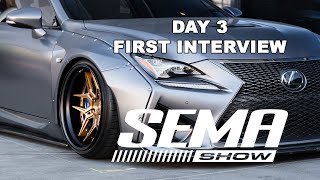 SEMA Vlog Day 3 - First ever official Interview with Rohana Wheels