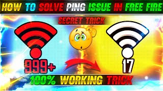 100% Secret Working Trick To solve Ping Issue In Free Fire 🤯🔥 || You Don't Know About #21