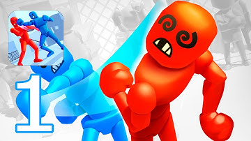 Stickman Ragdoll Fighter.  All Levels  Part - 2.  Gameplay (IOS, Android)