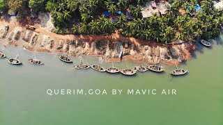 Зимовка в Гоа. Керим с высоты птичьего полета. Fly around Querim, Goa by Mavic Air.