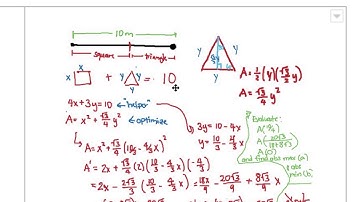 4.6 Optimization Problems - Hints for Identifying How to Set Up & Solve