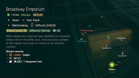 Division: Broadway Emporium (weekly assignment)