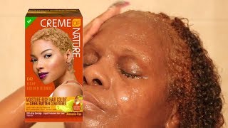 Trying Creme Of Nature ASMR Changing My Hair Color screenshot 4