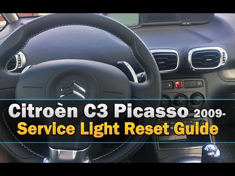 Citroen C3 Picasso Service Light Reset 2009- - Youtube