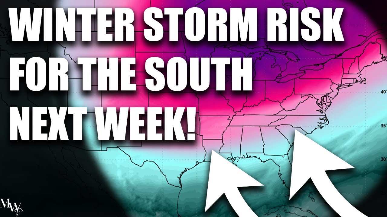 Winter Storm Risk For The South Next Week.. Everything We Know! - YouTube