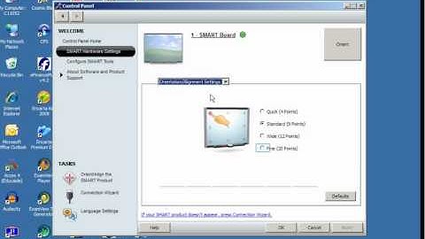 Orientation settings for your Smart Board ver.10.1