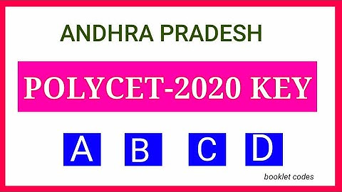 AP POLYCET-2020 KEY (SET-A,B,C&D) |OFFICIAL