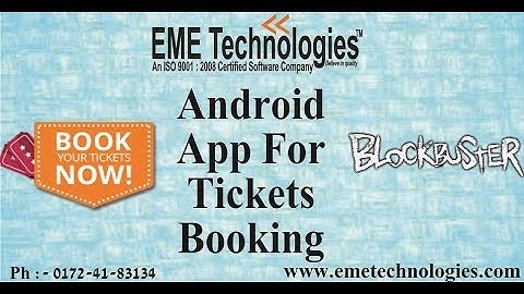 How to Create Block Buster Ticket Booking App Project in Android Studio Download With Source Code