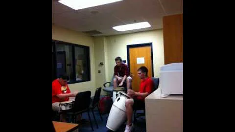 "His Eye's On The Sparrow" African Drum Cover