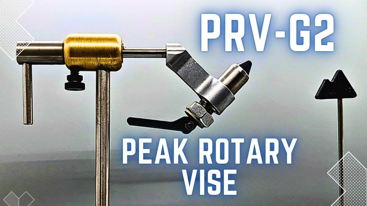 Pack étau Rotatif Peak PRV-G2 – Pour Montage De Mouches – Avec Socle – Neuf