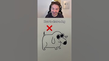 How To Draw a Dog 😳