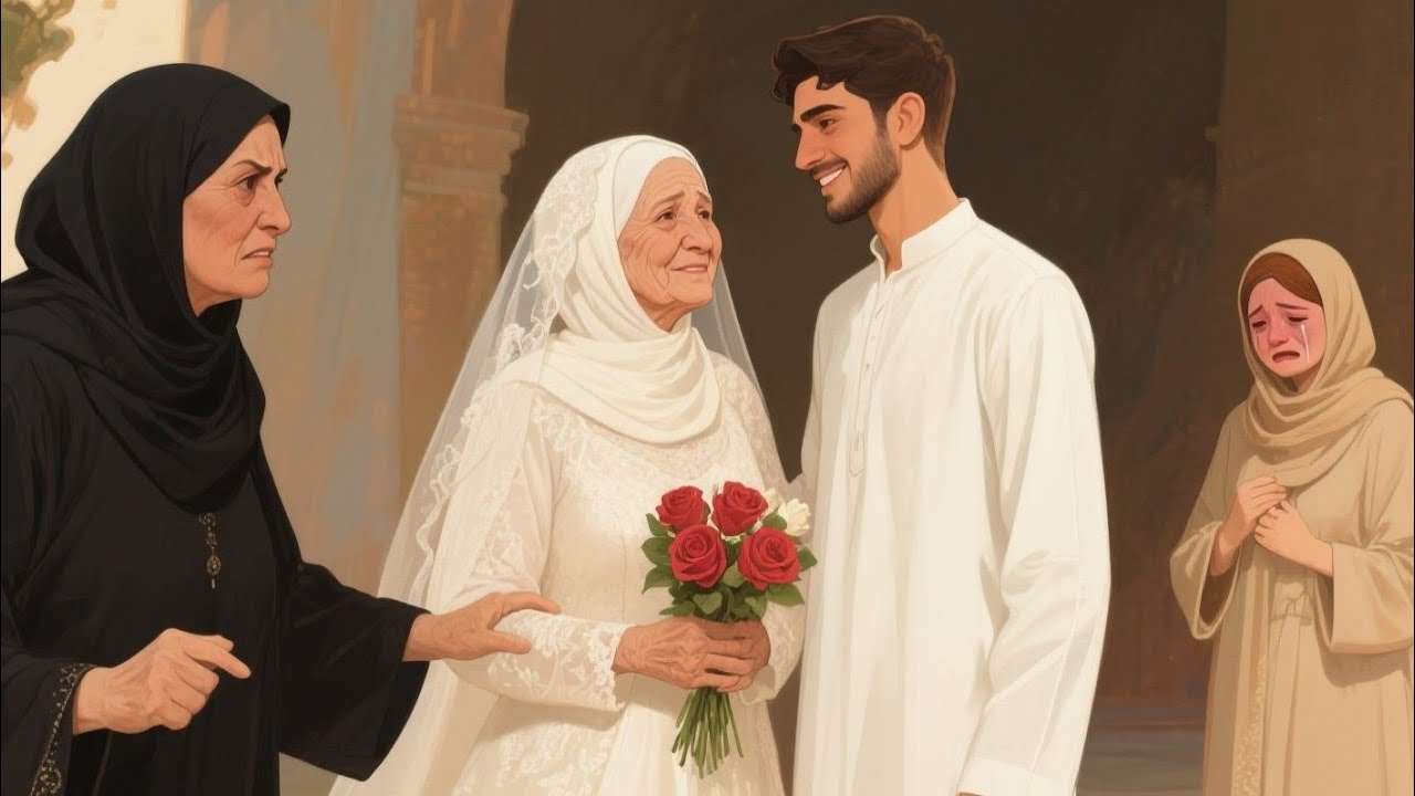 قصة شاب قرر فسخ خطوبته مع شابة حسناء ليتزوج من عجوز مسنة رغم محاولات والدته منع الزواج 😲