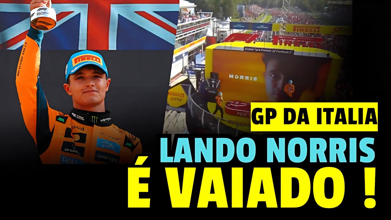 F1 2025 - Lando Norris É Vaiado Durante O Podio Do Gp Da Italia - Formula 1