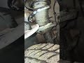 Customer states &quot;Some weird noise coming over bumps&quot; Spring broken