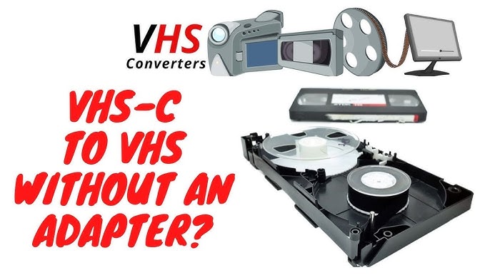  Konig VHS-C Cassette Adapter [KN-VHS-C-ADAPT] - Not Compatible  with 8mm/MiniDV : Electronics