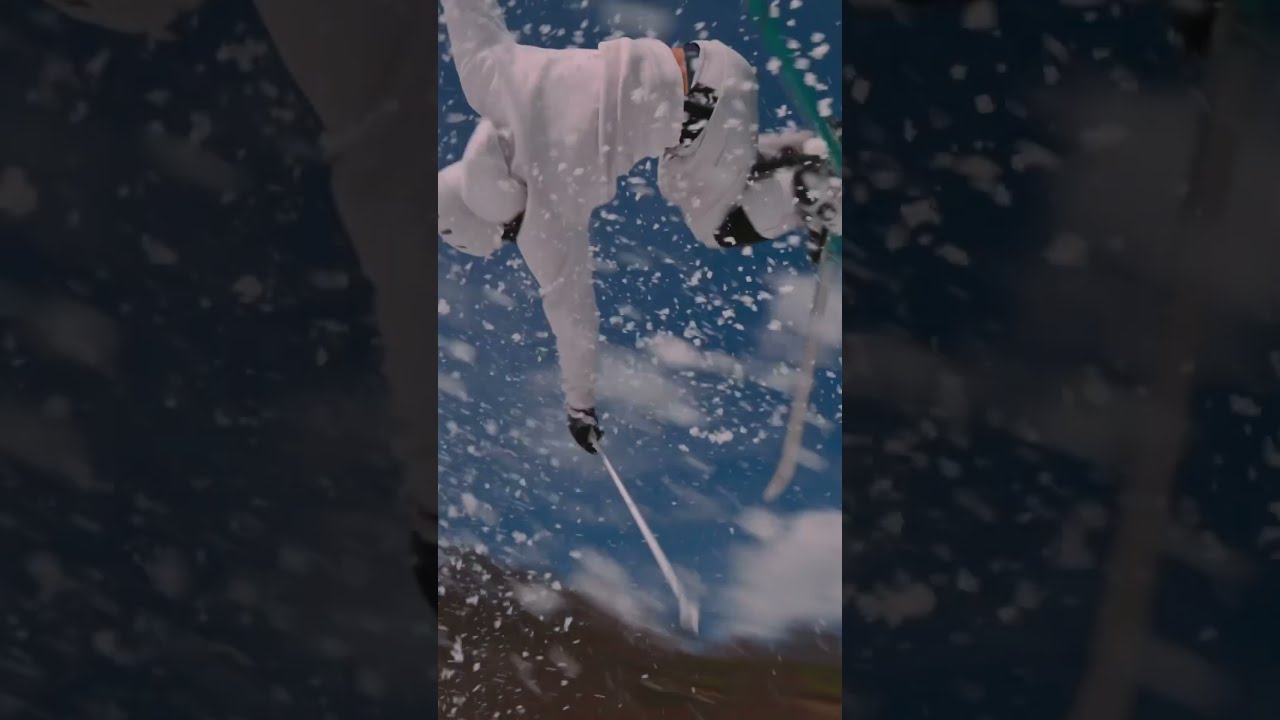 cinematic スローモーション 高鷲スノーパークfreestyle ski