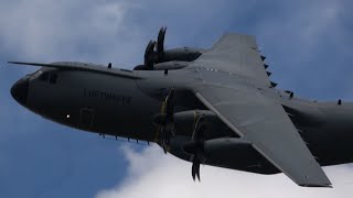 4Kᵁᴴᴰ Amazing Low Level Display Airbus A400M Atlas German Air Force