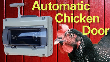 Automatic chicken coop door using ESP32