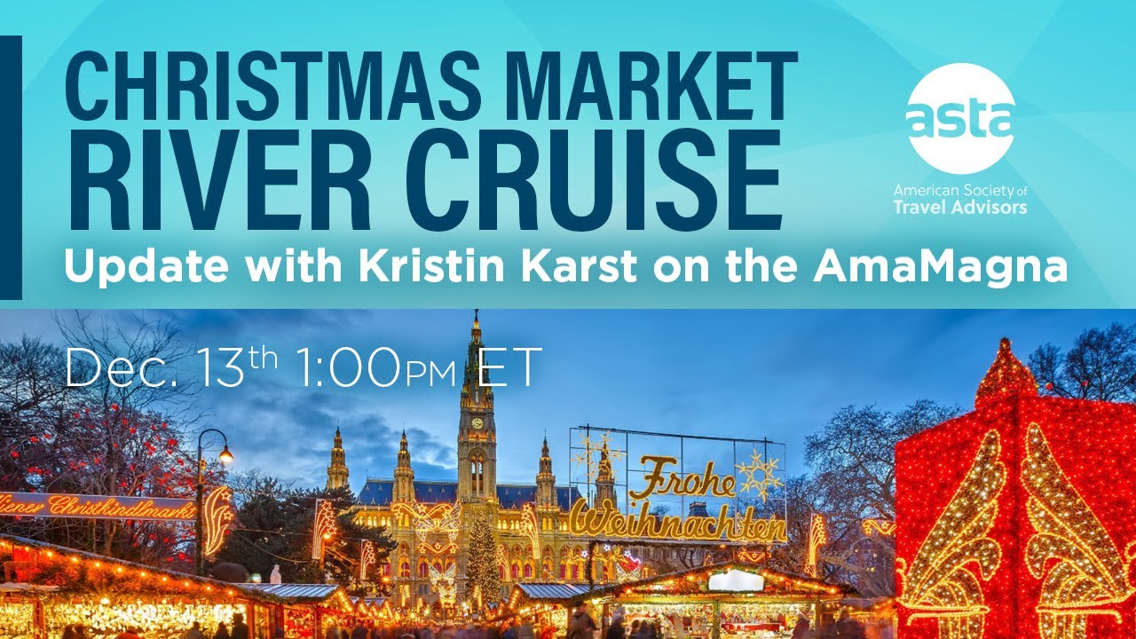 Christmas Market River Cruise Update with Kristin Karst on the AmaMagna